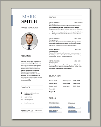 It is a written summary of your academic qualifications, skill sets and previous work experience which you given below are a few sample cv templates which you can make use of as references to make your curriculum vitae with ease. Free Hotel Manager Cv Template 2