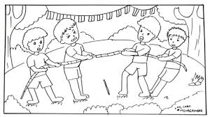 26 gambar mewarnai terbaru untuk anak. Mewarnai Gambar Tema Gotong Royong