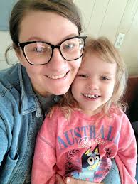 She doesn't sit still much so I had to snap a picture QUICK...then she was 