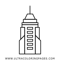 Click the empire state building coloring pages to view printable version or color it online (compatible with ipad and android tablets). Empire State Building Coloring Page Ultra Coloring Pages