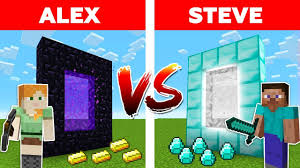 There's a chance you could find more than 10 blocks close to one another if the random generation is kind to you. Minecraft Alex Vs Steve Diamond House Vs Emerald House Battle Minecraft Animation 9 Minecraft Videos