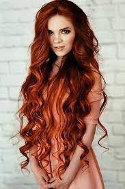 Beautiful attractive model portrait with long red hair. Pin By Esther Marshall On Long Hair Long Hair Styles Long Red Hair Hair Styles