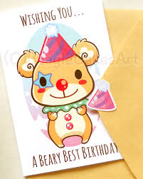 Check spelling or type a new query. Cute Clown Bear 4x6 Inch Happy Birthday Card Beary Birthday Card Kids Birthday Card Cute Animal Notecard Cute Bear Greeting Card Beaglecakesart Online Store Powered By Storenvy
