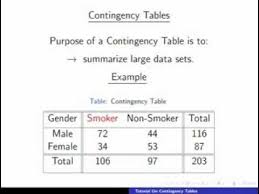 Image result for Contingency Table