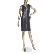 loewe sleeveless leather dress