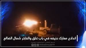 انهيار الحوثيين بمواجهات قطاع هجار باب غلق تفاصيل