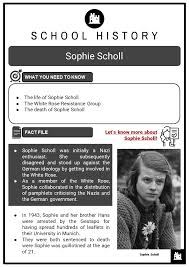 Konsequent und unterschiedslos gegen alle radikalen, die ihren hass auf gg und fdgo sogar auch offen zeigen. Sophie Scholl Facts Worksheets Life Work Impact Death