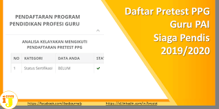 Mohon bantuan dan kerjasamanya, untuk nomor akun bisa di tanyakan ke operator kkg/mgmp (tidak japri ke op kabupaten ). Daftar Pretest Ppg Guru Pai Siaga Pendis 2019 2020 Ij Com