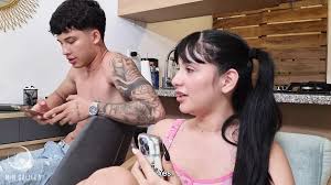 Horny step brother and step sister want to redo videos they saw on the  internet