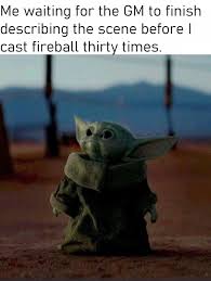 Pin By Jade Redublo On Dungeons And Dragons Memes Yoda Meme Kid Memes Star Wars Memes