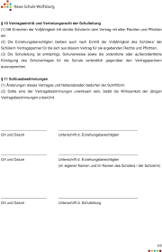 Es ist keine anmeldung notwendig. Schulvertrag Zwischen Pdf Kostenfreier Download