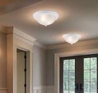 PRIVATE BRAND UNBRANDED 12.75 in 2-Light White Flush Mount Ceiling Light  Fixture with Frosted Glass Shade (2-Pack) HPI-9722T WH