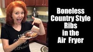 Add the ribs to the air fryer and cook at 375*f for 20 minutes, flipping them after 10 minutes. Amazing Boneless Country Style Ribs Air Fryer Youtube