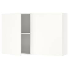 Installing #ikea #bestå isn't as easy as you think because the wall units are quite heavy. Knoxhult White Wall Cabinet With Doors Ikea