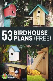53 Free Diy Bird House Bird Feeder Plans That Will Attract Them To Your Garden Bird Houses Diy Bird House Kits Bird House
