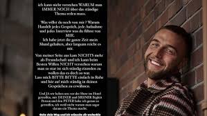 Dschungelkönig Filip Pavlović Text für Tara: LASS MICH BITTE EINFACH IN  RUHE‼️