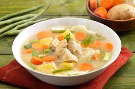 Campur sop ayam dengan sambal kecap yang sudah dibuat sebelumnya resep yang cukup mudah bukan untuk membuat sop ayam yang enak untuk keluarga. Sup Ayam Asap Dapur
