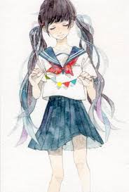 anime イラスト セーラー服 イラスト かわいい 女の子 イラスト