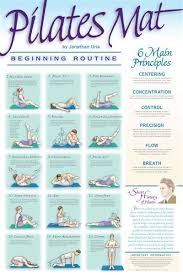 Pilates Poster Beginning Mat Routine For My Clients Beautytreatment In 2020 Mat Pilates Workout Mat Pilates Pilates For Beginners