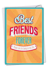 And you can print them onto a4 (or letter sized) card stock with a regular inkjet printer. Best Friends Forever Thank You Red Rocket Funny Paper Card