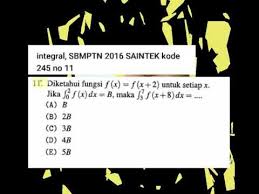 Check spelling or type a new query. Soal Sbmptn Integral Masnurul