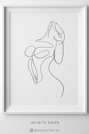 Pin On Minimal Line Figure Wall Decor