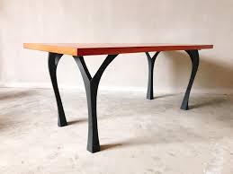 I built a dining table that has a storage compartment built in to hide all my kids homework supplies. 51 Best Steel Table Base Ideas Steel Table Table Base Steel Table Base
