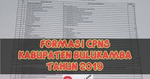 Rincian Formasi Cpns Bulukamba 2019 Guru Pendidikan Psikologi