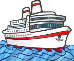 Gambar animasi kapal laut infotiket com. Vektor Grafis Warna Besar Kapal Pesiar Domain Publik Vektor