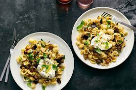 Eggplant Caponata Pasta With Ricotta And Basil Recipe Nyt Cooking In 2021 Eggplant Caponata Recipes Basil Recipes