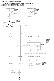 This typical circuit diagram includes the following circuits: Part 2 Engine Management Sensor Circuit Diagram 1994 1995 3 9l V6 Dodge Dakota