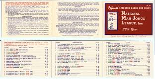 Check spelling or type a new query. Mahjong 101 Reading The Card Mahjong Culture