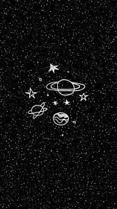 Black And White Star Computer Background Stars Are Like Ants When We Are Gods Cartoon Wallpaper Iphone Space Phone Wallpaper Iphone Wallpaper