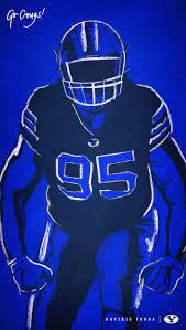 Pin By Skullsparks On Wallpapers Lock Screens Byu Football Byu Football
