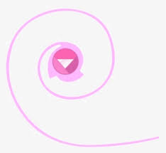 The back or bottom of the gem is a piece of cardboard cut into a circle with a box cutter and scissors. Crystal Gems Steven Universe Lifesize Banner Rose Quartz Rose Quartz Steven Universe Logo Hd Png Download Kindpng