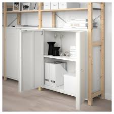 Ivar Cabinet With Doors White 311 2x325 8 80x83 Cm Ikea Ivar Schrank Schrankturen Ikea Ivar
