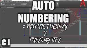 Autocad Tutorial How To Automate Callouts And Numbers With Auto Numbering 2 Minute Tuesday Youtube
