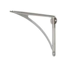 Everbilt White Heavy Duty Shelf Bracket And Rod Support 14317 The Home Depot Shelf Brackets Modern Shelf Wall Shelf Brackets
