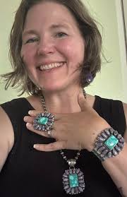 Custom white water and charoite jewelry set review