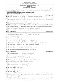 Maybe you would like to learn more about one of these? Variante Bac Matematica M3 Tehnologic