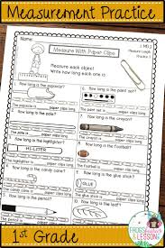 Measurement Activity Printables For 1st Grade Quickly Add To Lesson Plans Math Centers Review A First Grade Measurement Measurement Worksheets Math Packets
