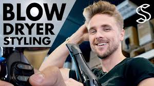 Most guys find it a bit uncomfortable if they use a diffuser with a hair dryer but this extension is actually very easy to use and it can be a lifesaver if you have thick, frizzy hair. Hair Dry Routine Step By Step Men S Hair Tutorial Easy Blow Dry Styling Youtube