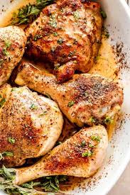 Younger chickens can be cooked hotter and faster. Tender Juicy Oven Roasted Chicken Pieces Diethood