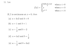 When is g ( x ) a continuous function? If A Function Is Continuous At 0 Find The Values Of Two Constants A And B Mathematics Stack Exchange