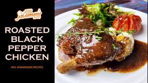 Resepi ayam panggang black pepper ini kiriman kak raja. Roasted Black Pepper Chicken Ayam Panggang Lada Hitam Youtube