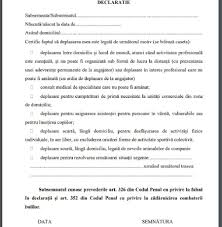 Cu reședința în fapt în: Cum AratÄƒ DeclaraÈ›ia Pe Propria RÄƒspundere È™i AdeverinÈ›a Pentru CirculaÈ›ia Persoanelor