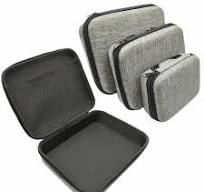 Multi-Size EVA Hard Case - Travel Organizer, Shockproof Tool Bag, Earphone  Storage, Protective Carry Case - C255