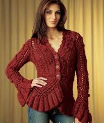 Bayan Kisa Hirka Modelleri Knitting Women Cardigan Knitwear Fashion Hand Knitted Sweaters