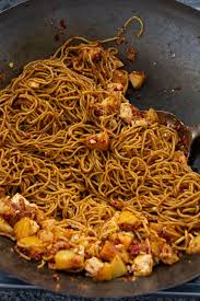 It's rich with many flavours. Malaysian Fried Noodles Mamak Style Mee Goreng Wok Skillet