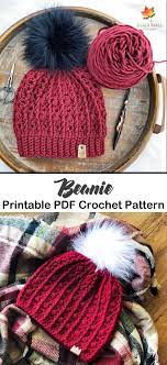 This stitch can be used with any yarn or any size crochet hook. Make A Cozy Hat Crochet Hats Winter Hat Crochet Pattern Crochet Beanie Hat